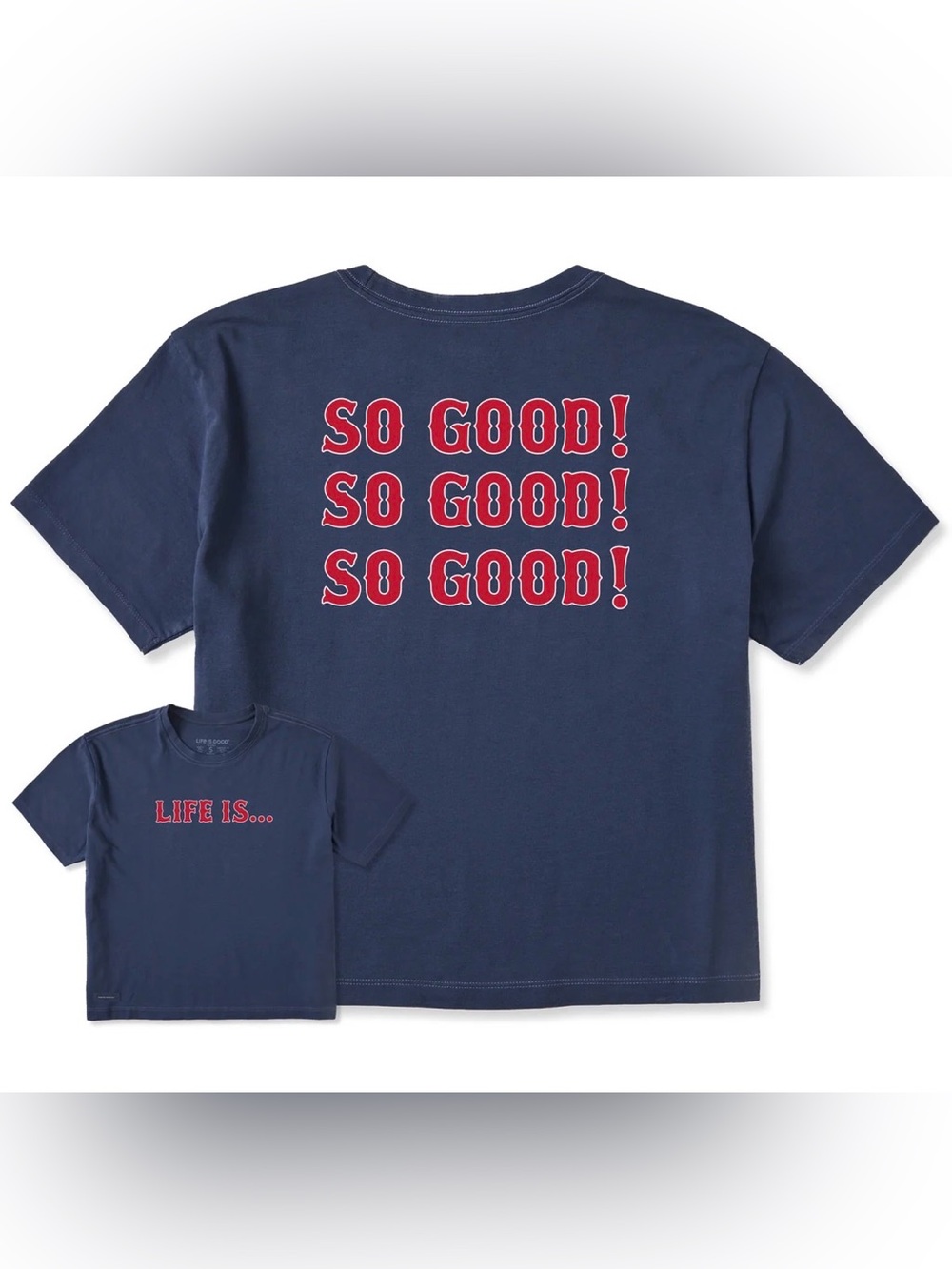 So Good! Navy Woman Graphic Tee